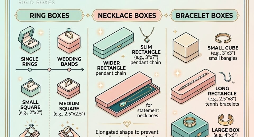 Jewelry Boxes with Custom Size