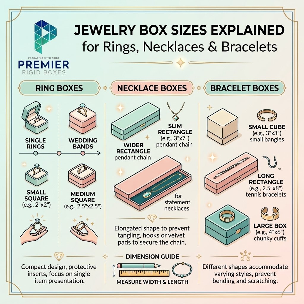 Jewelry Boxes with Custom Size